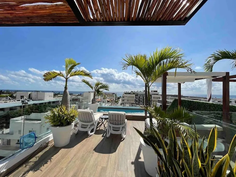 Best Penthouse On 5Av! Private Pool! Rooftop With Ocean View Πλάγια Ντελ Κάρμεν Μεξικό