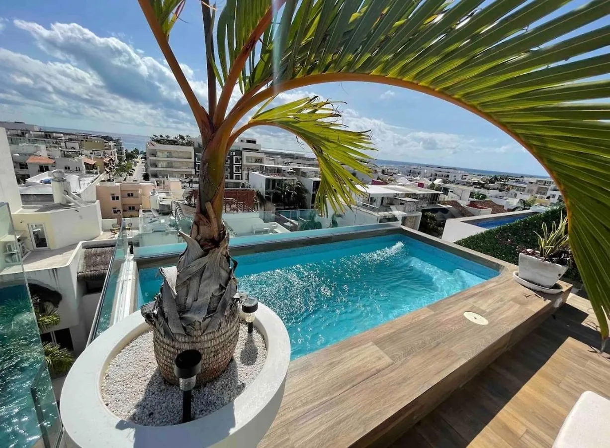 Apartament Best Penthouse On 5Av! Private Pool! Rooftop With Ocean View Playa del Carmen Meksyk