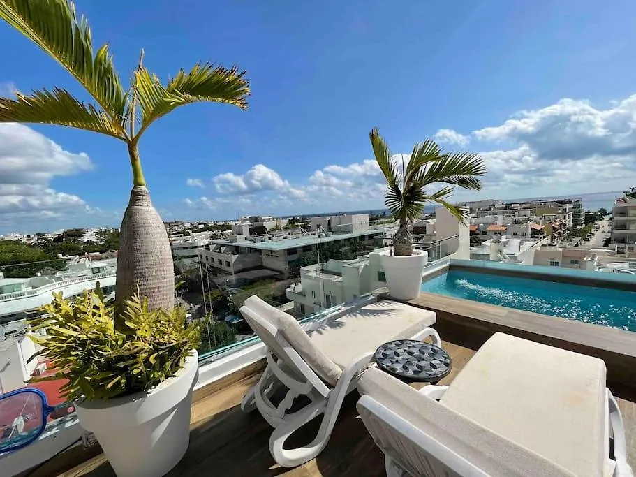Apartament Best Penthouse On 5Av! Private Pool! Rooftop With Ocean View Playa del Carmen