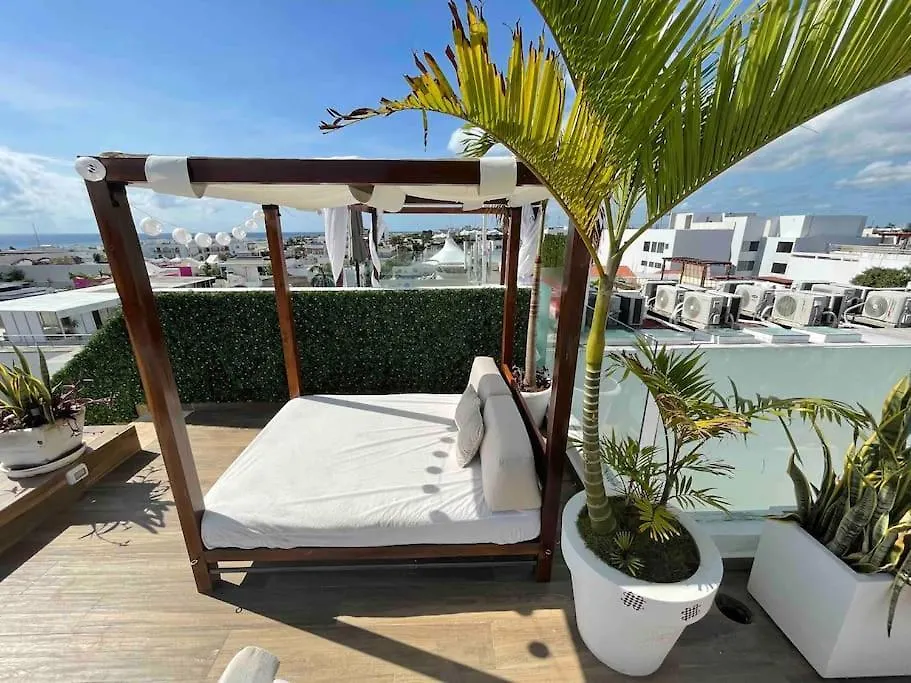 Best Penthouse On 5Av! Private Pool! Rooftop With Ocean View Playa del Carmen Meksyk