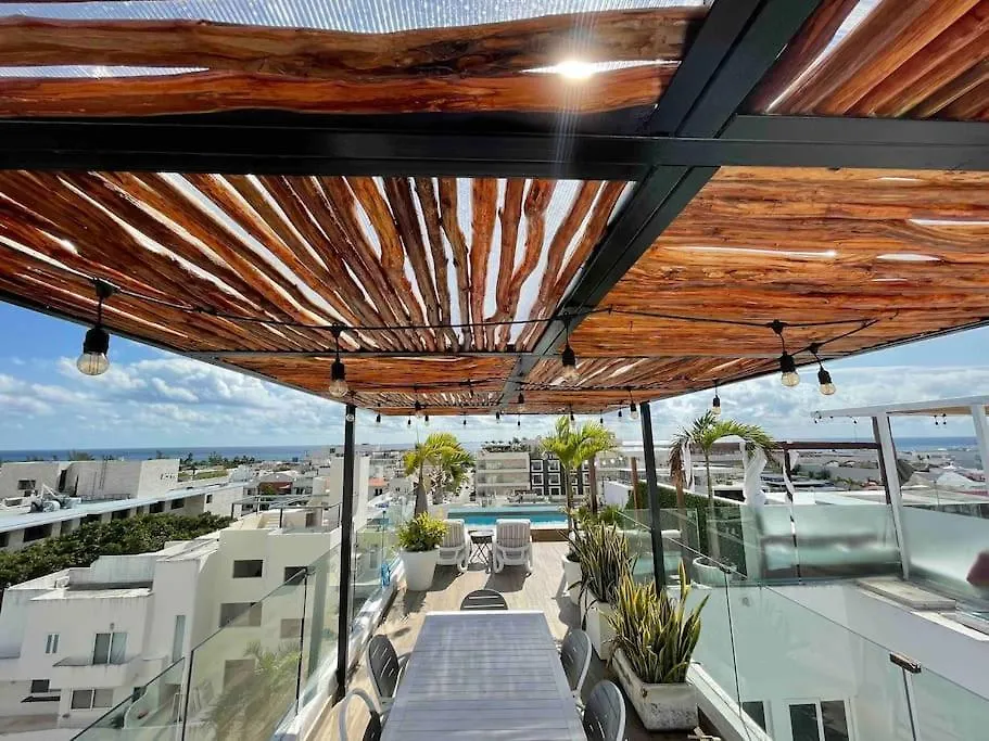 Apartament Best Penthouse On 5Av! Private Pool! Rooftop With Ocean View Playa del Carmen