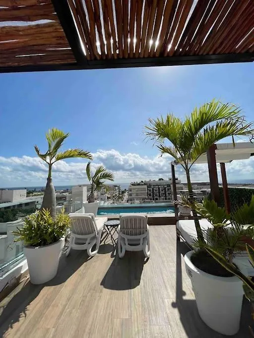 Apartament Best Penthouse On 5Av! Private Pool! Rooftop With Ocean View Playa del Carmen