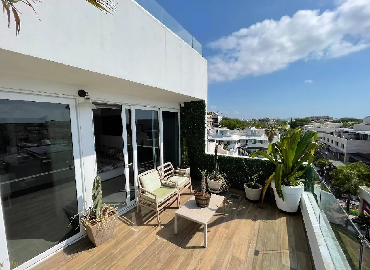 Apartament Best Penthouse On 5Av! Private Pool! Rooftop With Ocean View Playa del Carmen